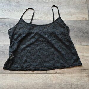 Lace Camisole with Adjustable Straps, Size: 3X